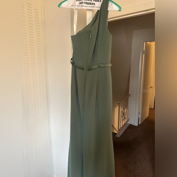 Azazie size 2 dress in eucalyptus green. - Picture 4 of 5